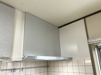 小工事 静音で快適に使えるレンジフード＆お掃除がしやすいガスコンロ